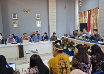 Rapat kerja Panitia Khusus (Pansus) II DPRD Kaltara bersama sejumlah OPD di Kantor Badan Penghubung Kota Tarakan.