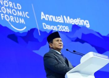Presiden Prabowo menyampaikan pidato pada World Economic Forum (WEF) 2026. Foto (Instagram Prabowo)
