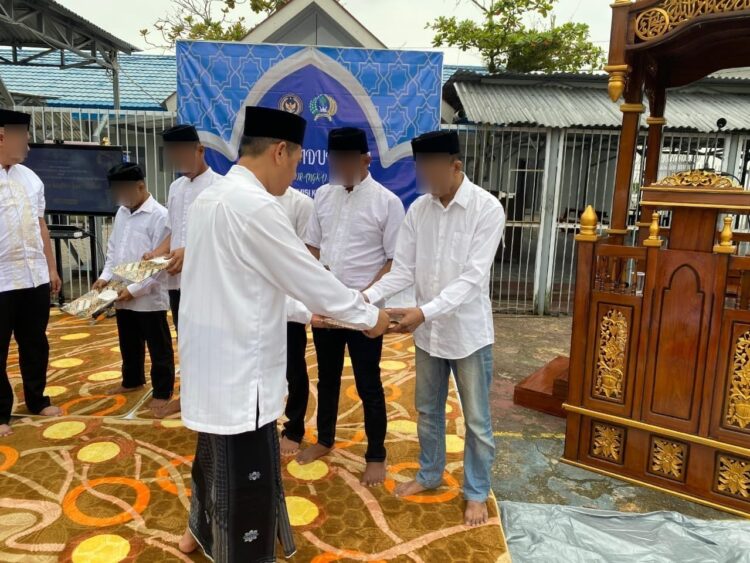 844 Orang Warga Binaan Terima Remisi Khusus Idulfitri, 5 Orang Langsung Bebas 