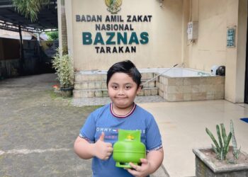 Kisah Inspiratif Fadil, Bocah SD di Tarakan yang Berbagi Lewat Celengan Gas