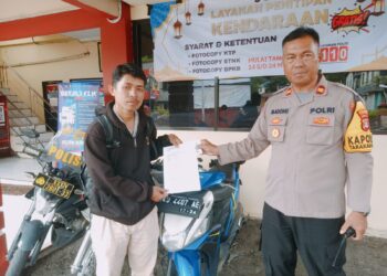 Polsek Tarakan Barat Mulai Layani Titip Motor Gratis, Pemudik Diantar ke Pelabuhan