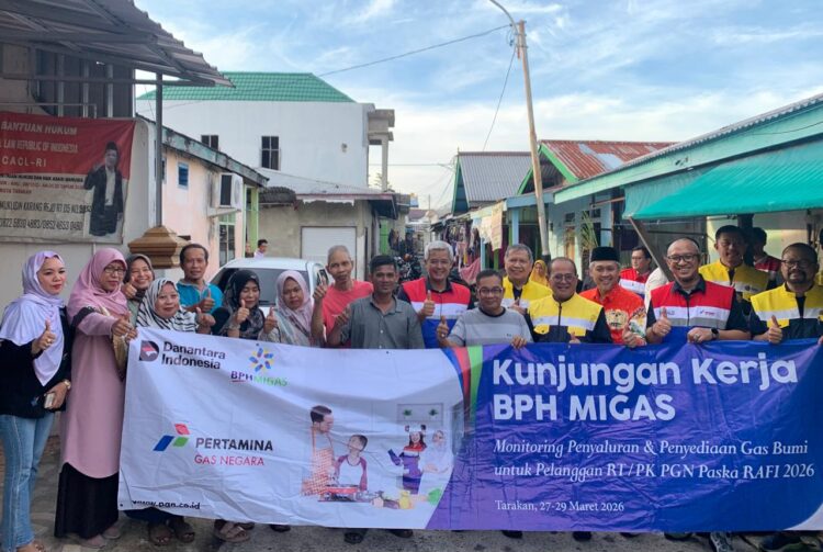 Kunjungan kerja BPH Migas dalam rangka monitoring penyaluran dan penyediaan gas bumi untuk pelanggan RT/PK di Kelurahan Karang Rejo.