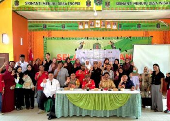 PT Adindo Hutani Lestari dan KLH Nunukan Gelar Pelatihan Pengelolaan Sampah di Desa Srinanti 