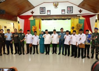 Pelantikan pimpinan Baznas Tarakan yang digelar di gedung Serbaguna. (Foto: Humas Pemkot Tarakan)