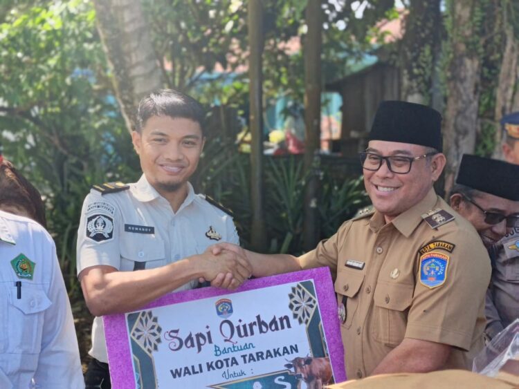 Iduladha 1447 H, Lapas Tarakan Terima Sapi Qurban dari Pemerintah Kota