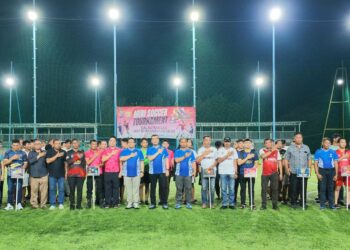Kapolres Cup Bergulir, 12 Tim Internal Polres Tarakan Adu Gengsi di Turnamen Mini Soccer