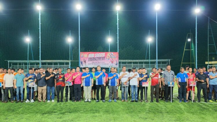 Kapolres Cup Bergulir, 12 Tim Internal Polres Tarakan Adu Gengsi di Turnamen Mini Soccer