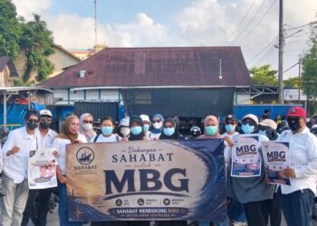 Massa di Tarakan Gelar Aksi Damai: Kami Siap Kawal Program Makan Bergizi Gratis Prabowo!