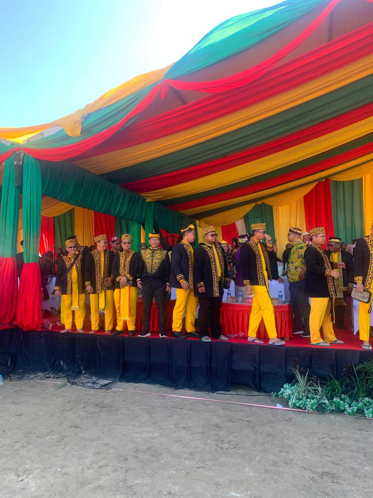 Supa'ad Hadianto saat menghadiri pelaksanaan Iraw Tengkayu Tarakan.