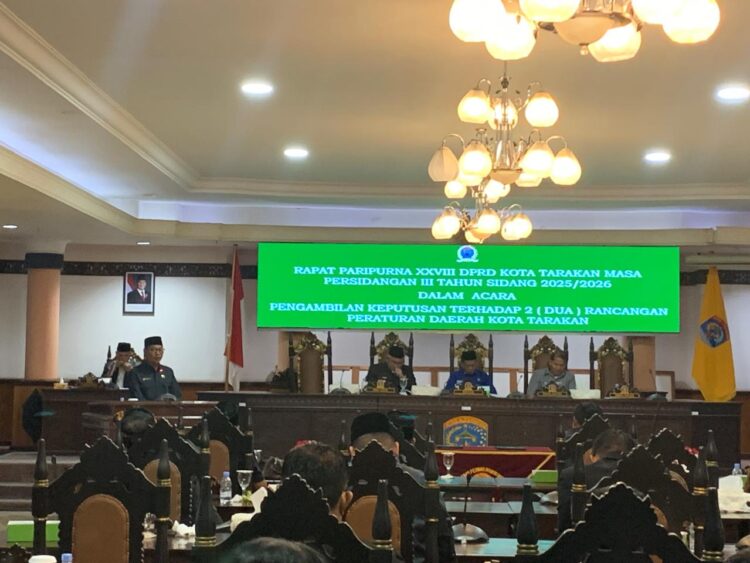 DPRD Tarakan Ketok Palu APBD 2025, Pemkot Diberi Sejumlah Catatan Penting