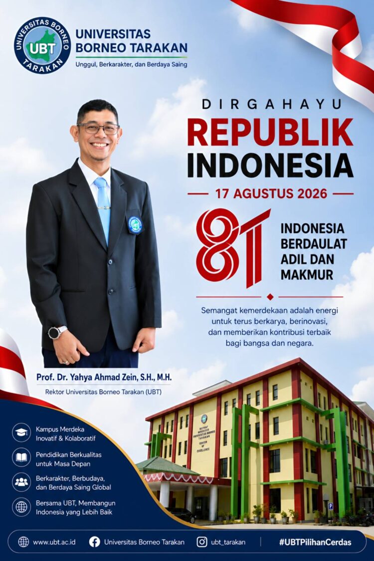 HUT ke-81 RI, Rektor UBT Ajak Mahasiswa Perkuat Kompetensi Digital Hadapi Indonesia Emas