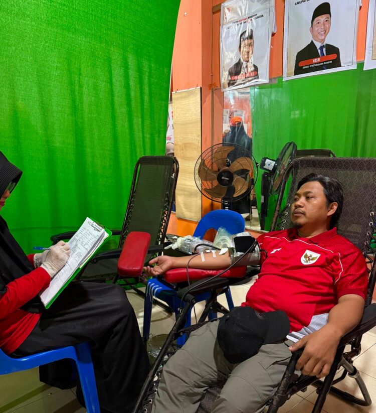 Andi Yakub Donor Darah, Maknai Kemerdekaan dengan Berbagi