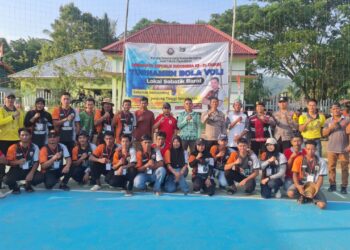 Andi Yakub Berikan Sambutan pada Pembukaan Turnamen Voli Sebatik Barat
