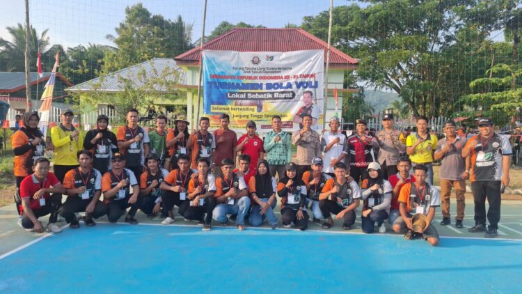 Andi Yakub Berikan Sambutan pada Pembukaan Turnamen Voli Sebatik Barat