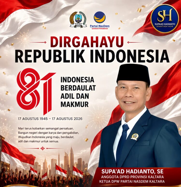 HUT ke-81 RI, Supa’ad Tekankan Pentingnya Persatuan Hadapi Tantangan