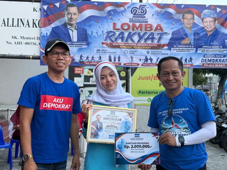Siswi SMAN 1 Tarakan Juara Lomba Pidato AHY Muda, Wakili Kaltara ke Tingkat Nasional