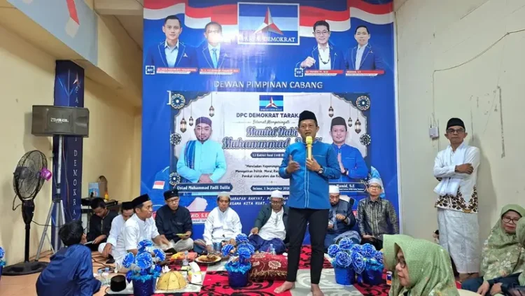 Maulid Nabi, Demokrat Tarakan Ajak Warga Teladani Kepemimpinan Rasulullah